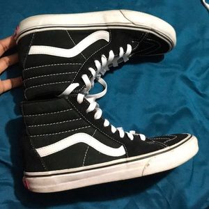 black high top vans journeys